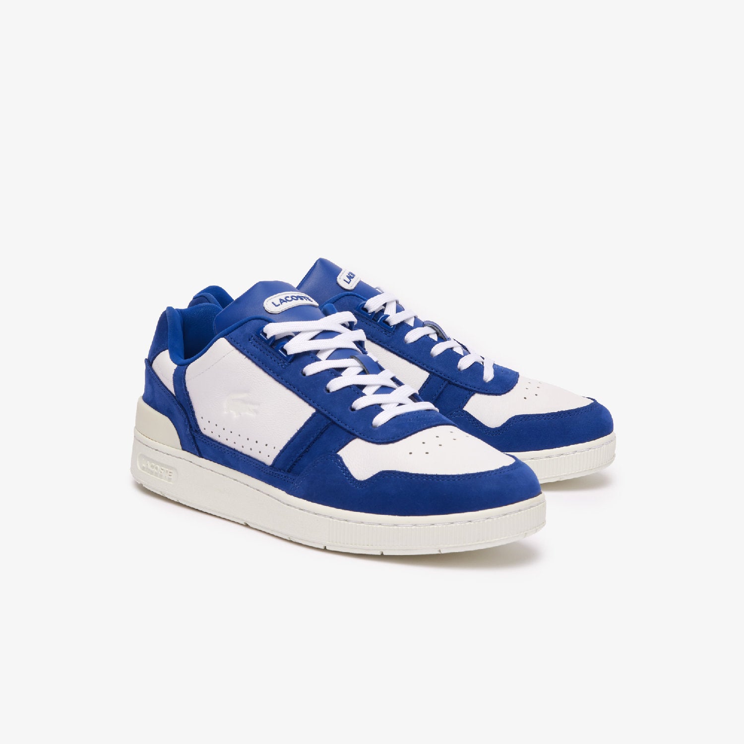 Sneakers T-Clip en cuir - White & Blue
