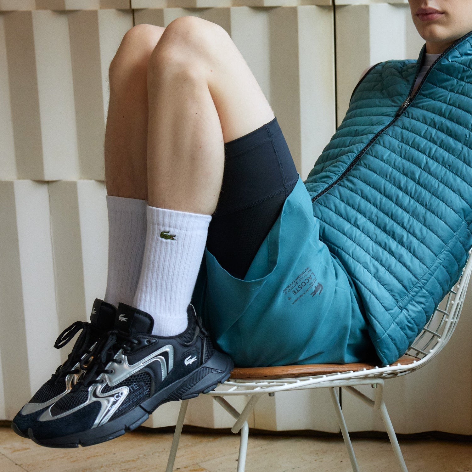 Sneakers L003 Neo en tissu - Pink & Black