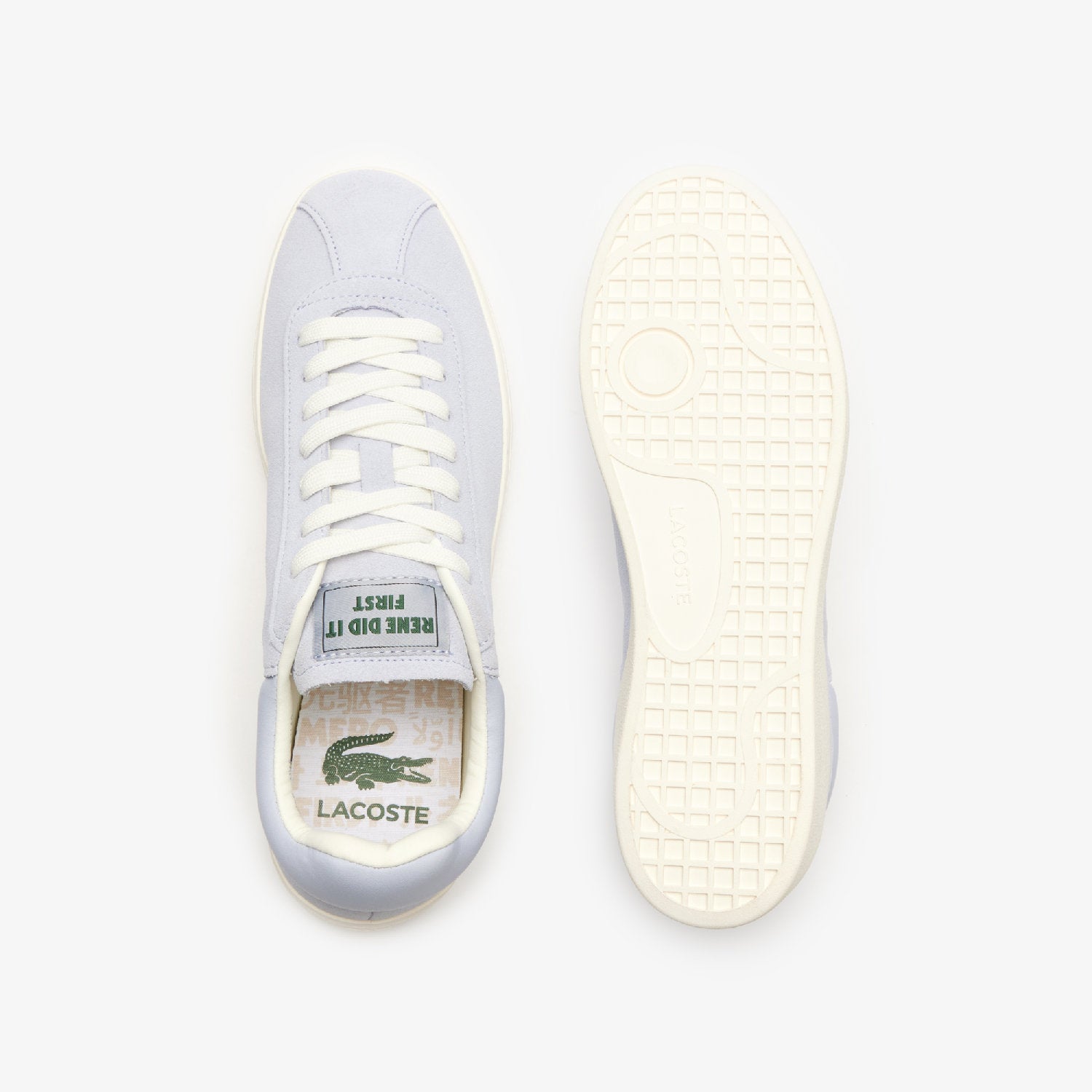 Baseshot sneakers in suede - Light Blue