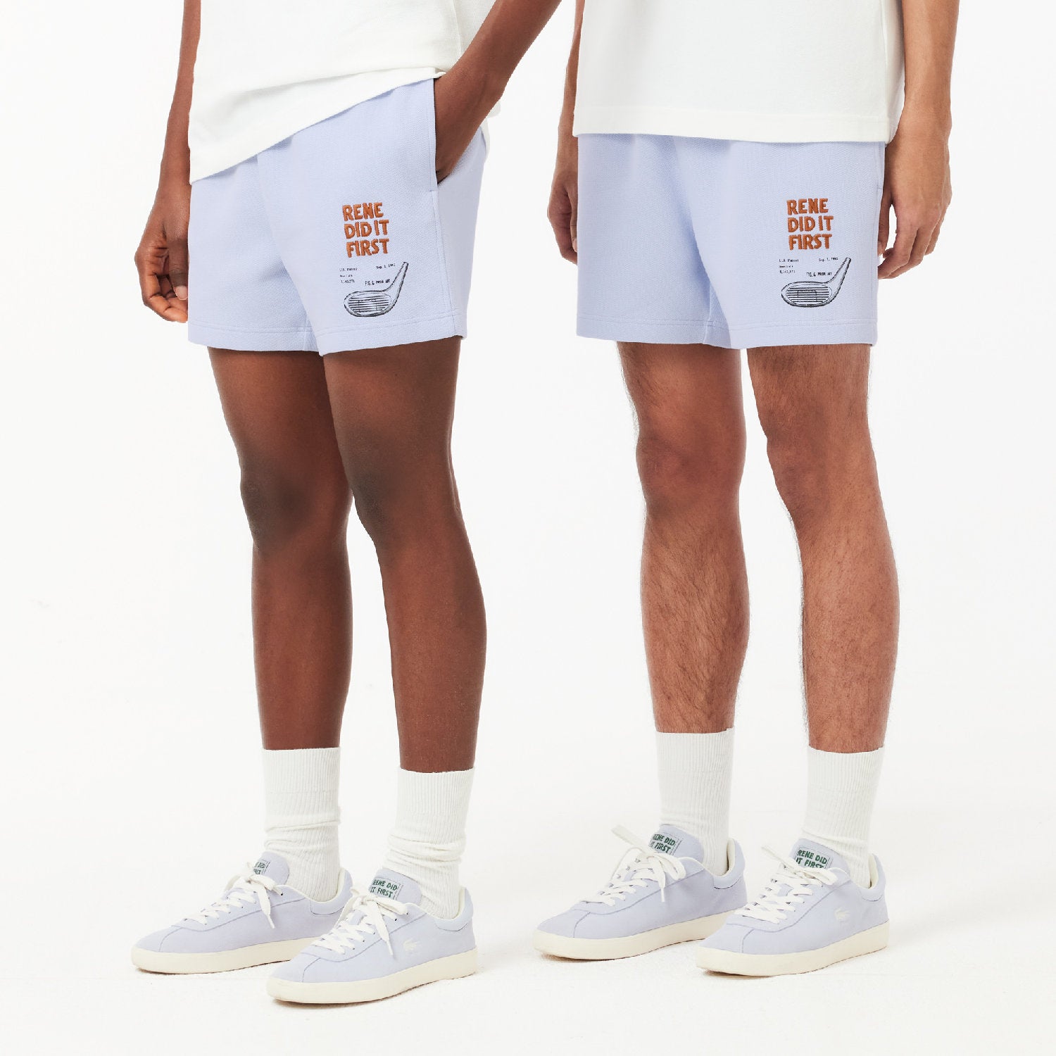 Baseshot sneakers in suede - Light Blue