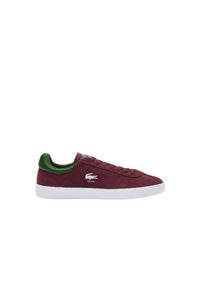 Sneakers Baseshot Lacoste x Roland-Garros en cuir - Dark Burgundy