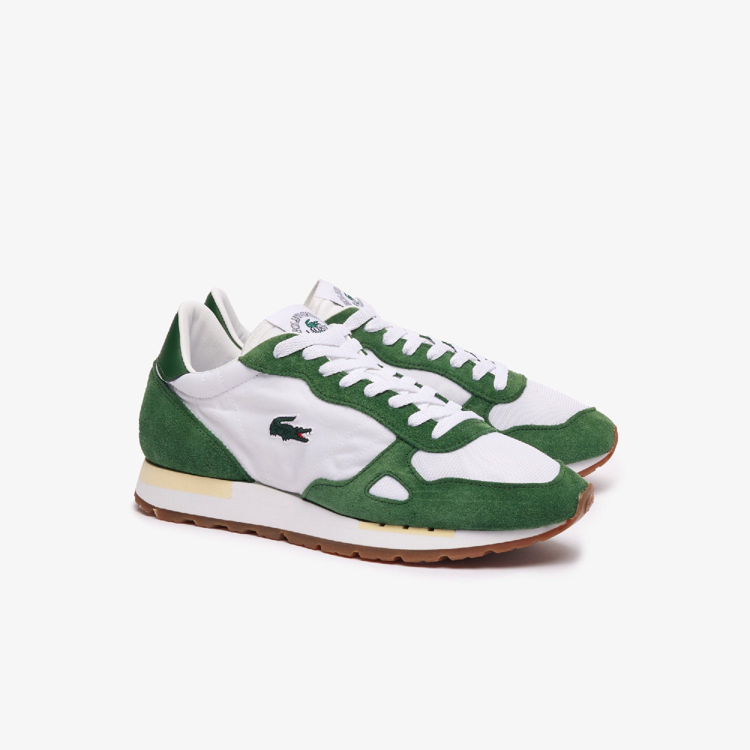 Sneakers Partner 70s Lacoste x Roland-Garros - Off White & Green