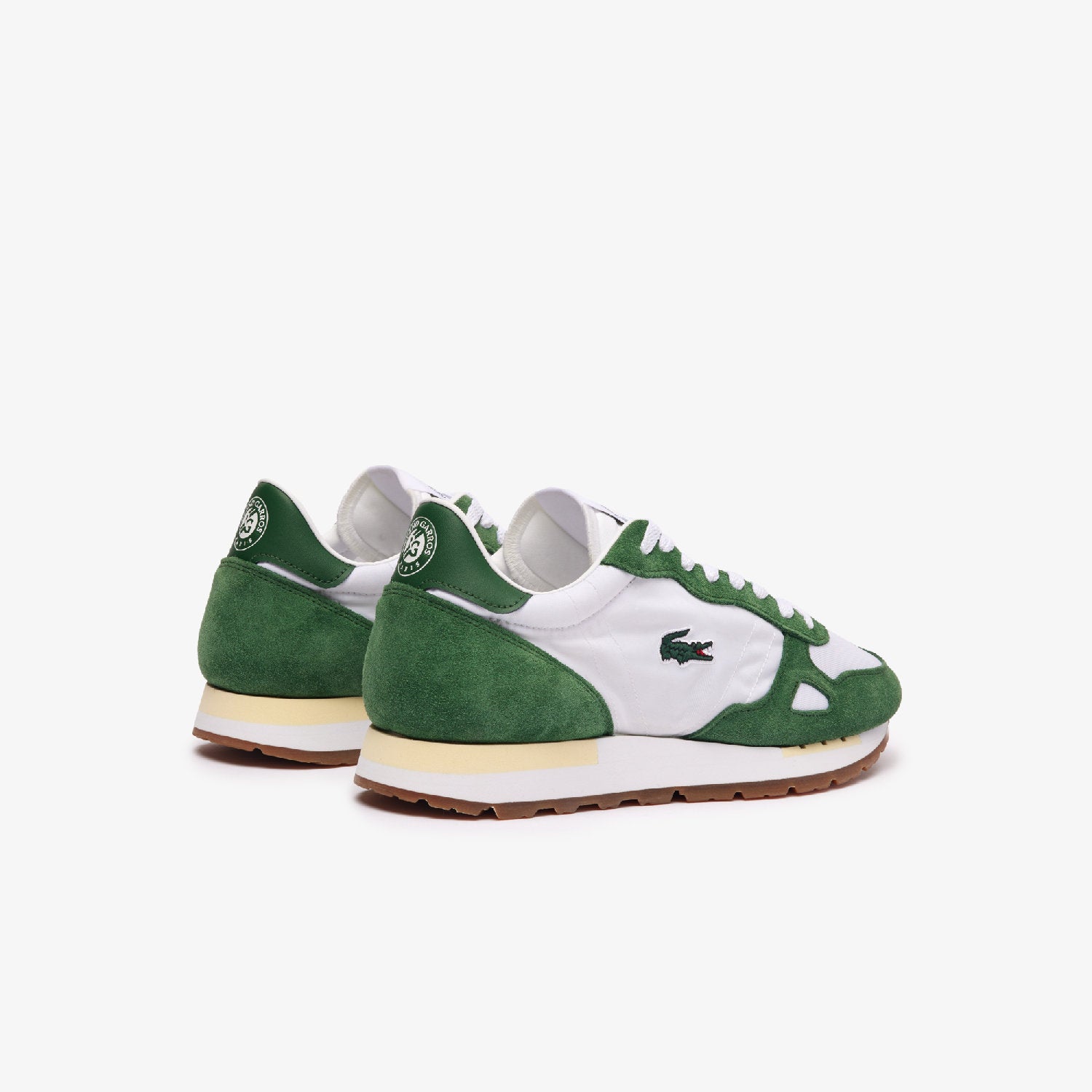 Sneakers Partner 70s Lacoste x Roland-Garros - Off White & Green