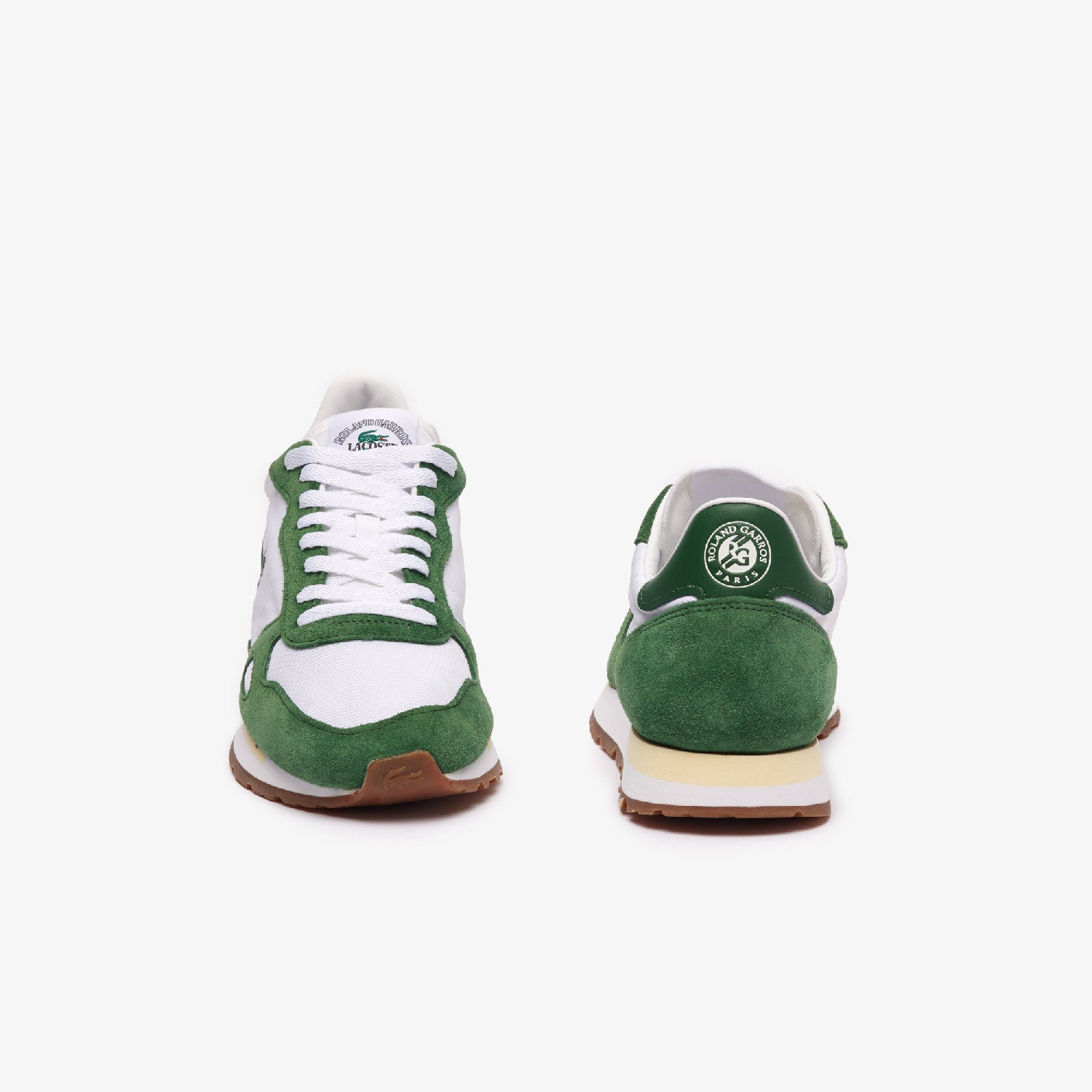 Sneakers Partner 70s Lacoste x Roland-Garros - Off White & Green