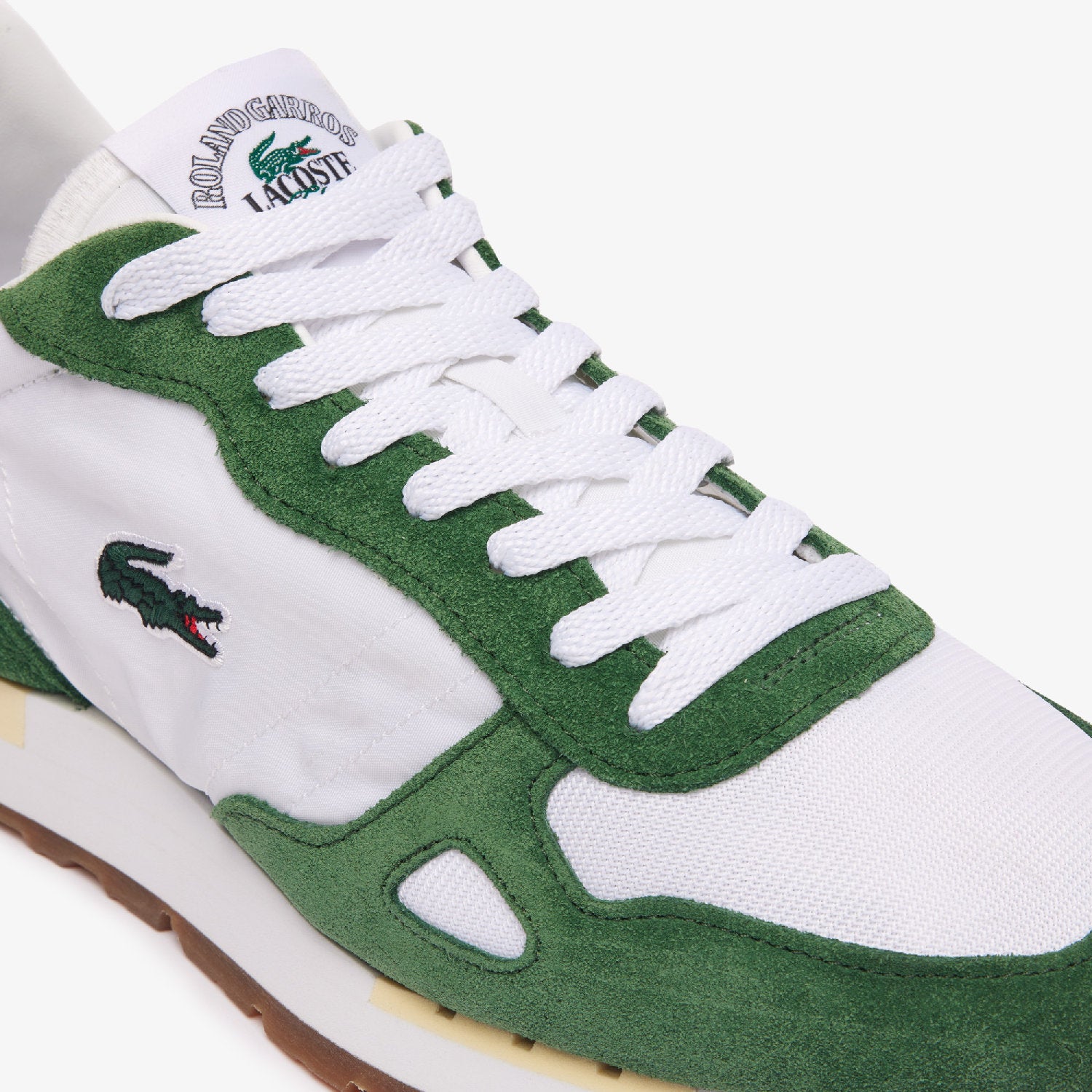 Sneakers Partner 70s Lacoste x Roland-Garros - Off White & Green