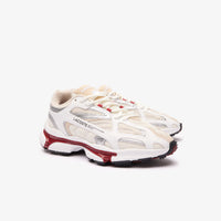 Sneakers L003 2K24 en cuir - White & Burgundy