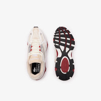 Sneakers L003 2K24 en cuir - White & Burgundy