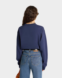 California printed sweatshirt - Navy