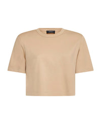 T-shirt court à épaulettes - Khaki