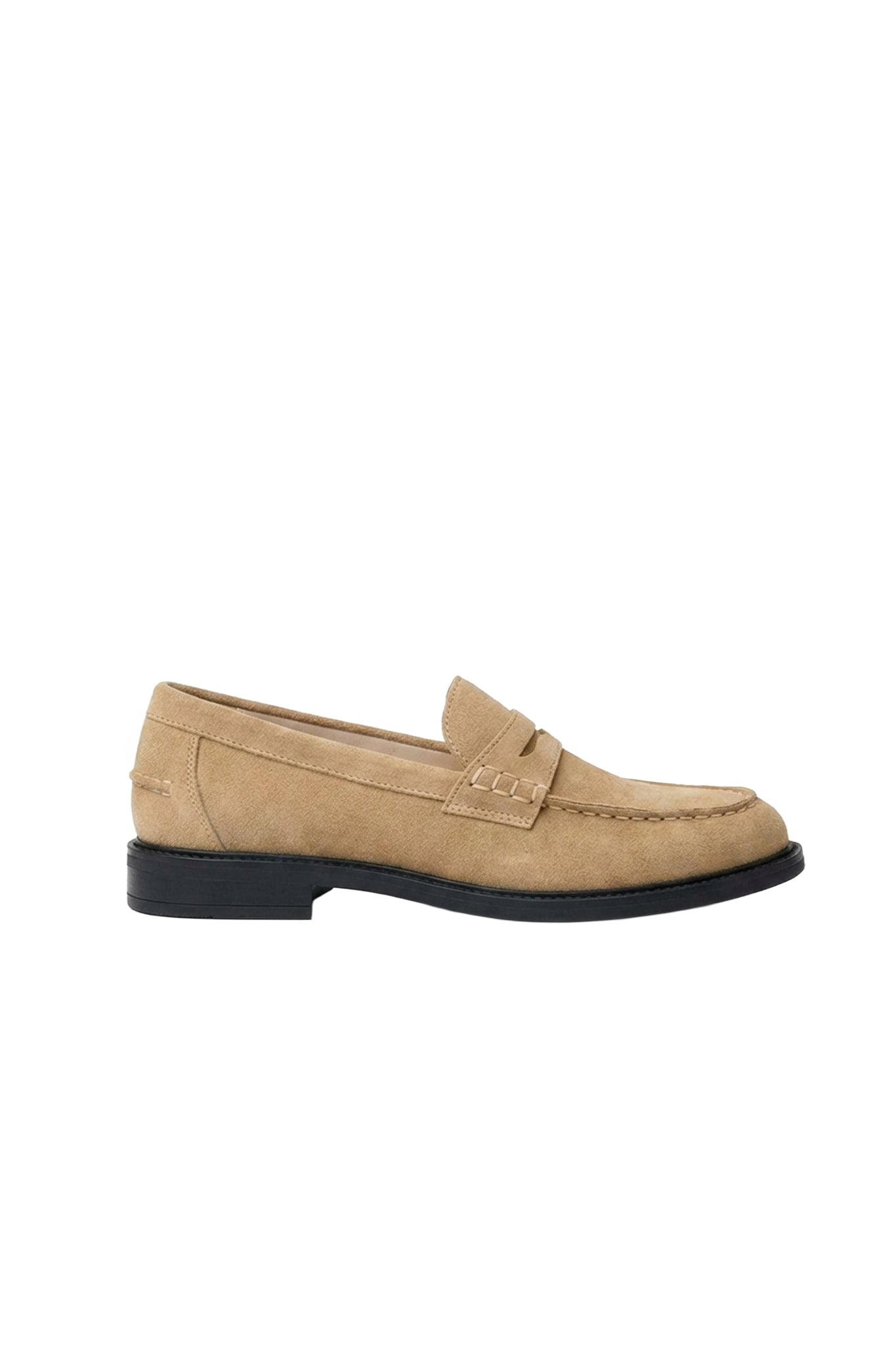 Mocassins Les Valentin en cuir - Beige