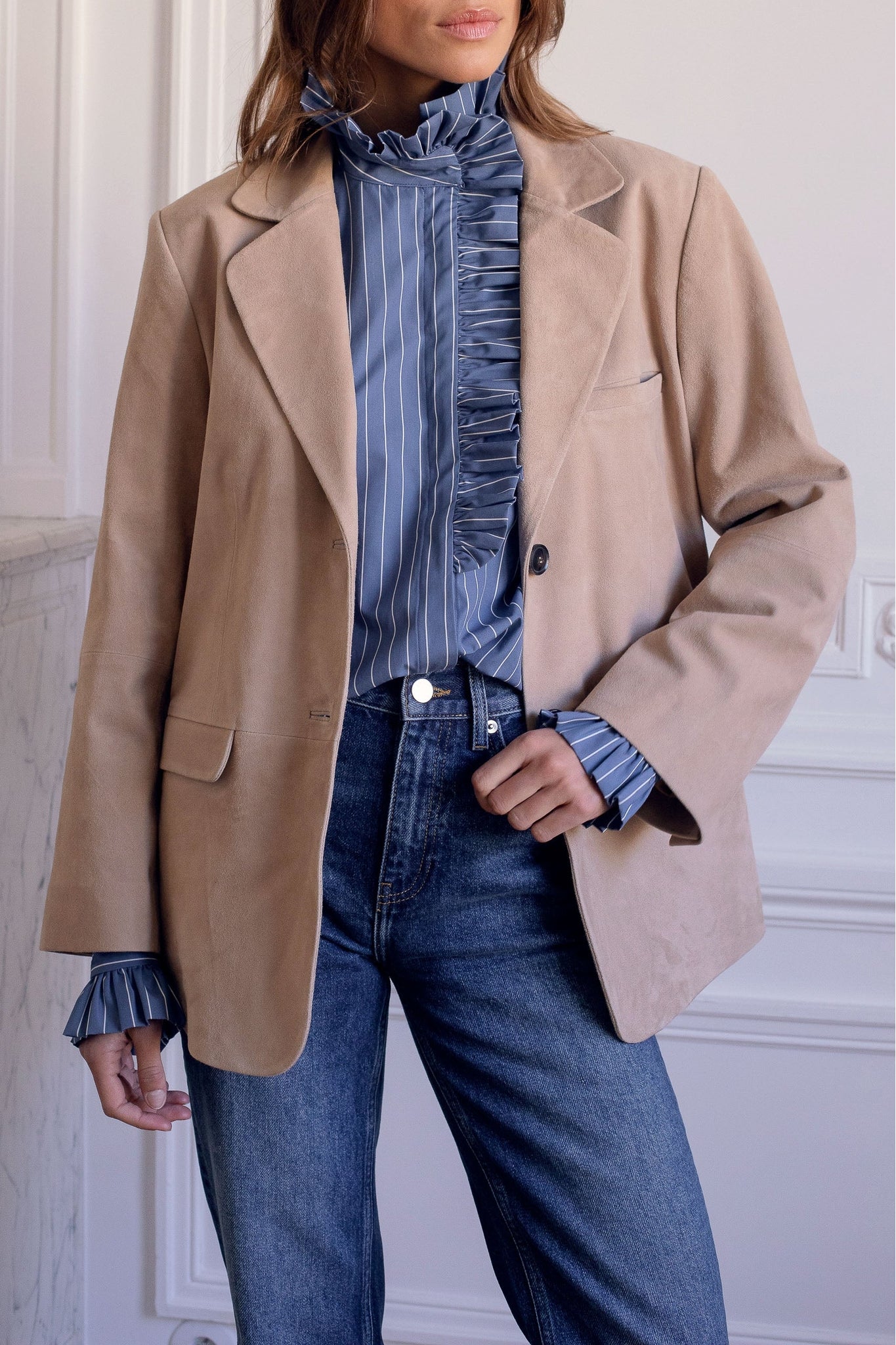 Chemise Le Siegfried - Bleu Moyen