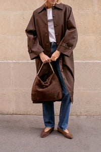 PRIX RECO : 110 // Trench-coat Le Saturnin - Marron foncé