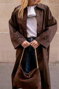 PRIX RECO : 110 // Trench-coat Le Saturnin - Marron foncé