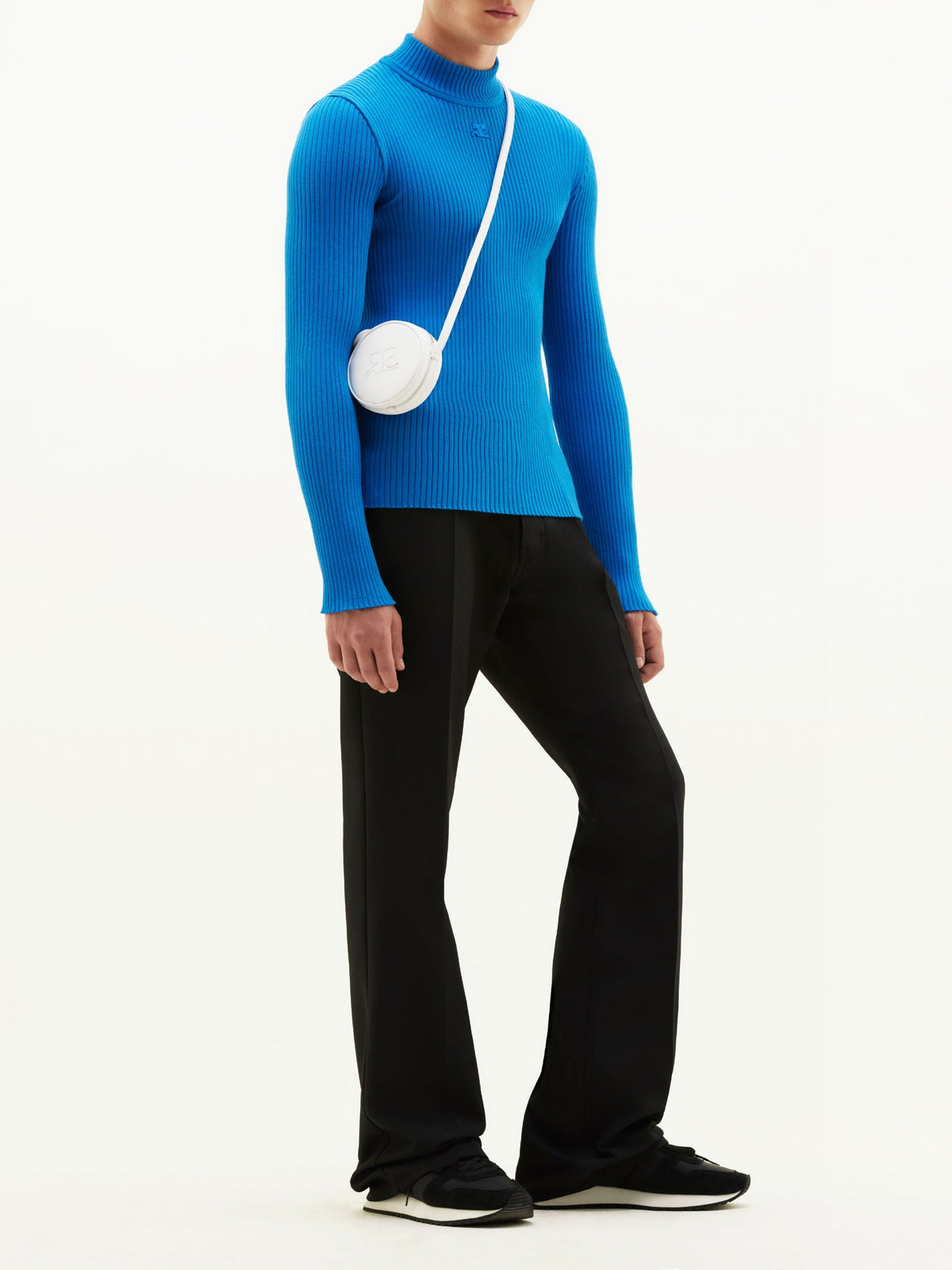 Pull Réédition col montant - Blue