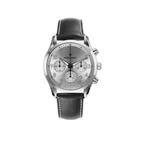 Chrono Élegance 42 mm steel watch - White