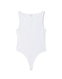 High-neck bodysuit - Optic White