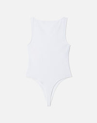 High-neck bodysuit - Optic White
