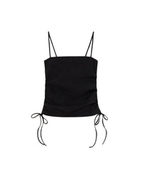 Scrunch Tube tank top - Black
