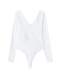 Body à col en V - White