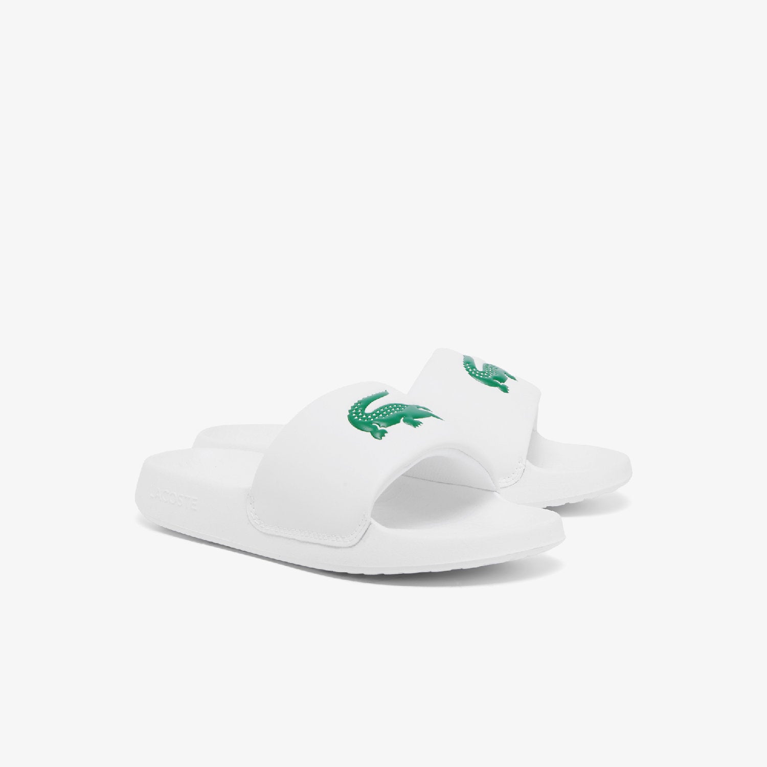 Mules Serve Slide 1.0 - White & Green