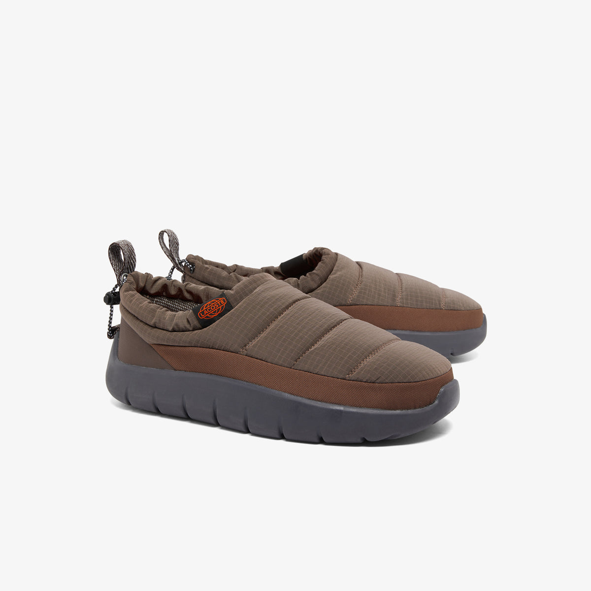 Pantoufles Serve Slipper - Brown & Dark Gry
