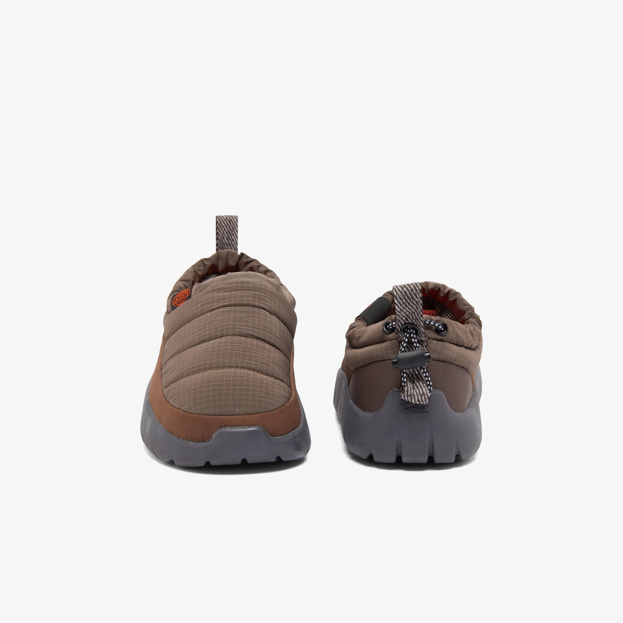 Pantoufles Serve Slipper - Brown & Dark Gry