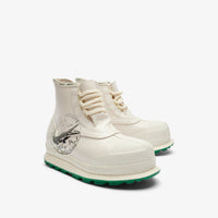 FOOTWEAR - Off Wht & Grn