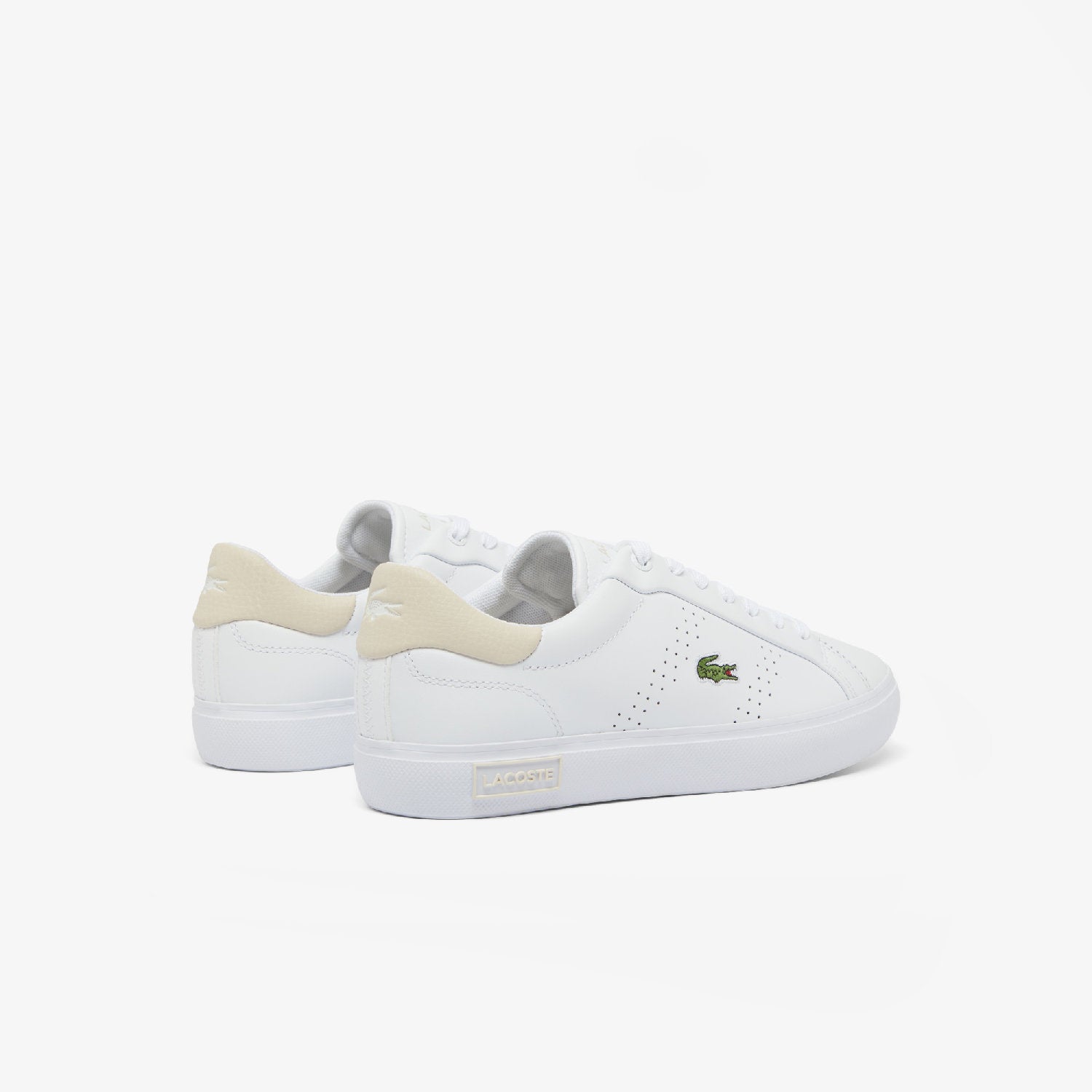 Sneakers Powercourt 2.0 en cuir - White & Off White