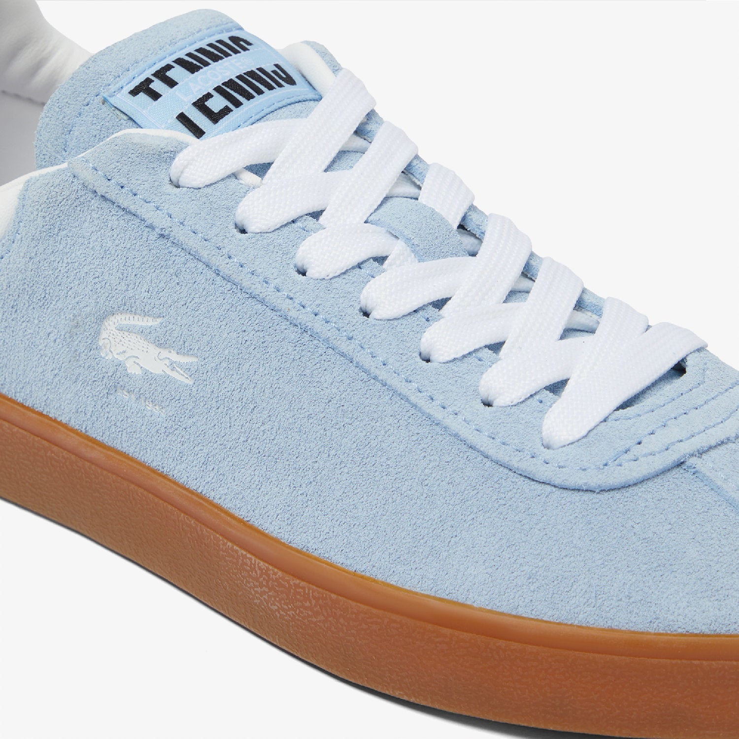 Sneakers Baseshot en daim - Light Blue & Gum