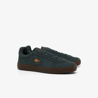 Sneakers Baseshot en daim - Dark Green & Gum