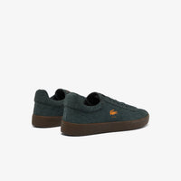 Sneakers Baseshot en daim - Dark Green & Gum