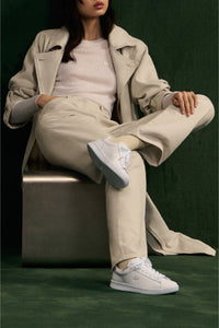 Sneakers Carnaby Set en cuir - White & Light Pink