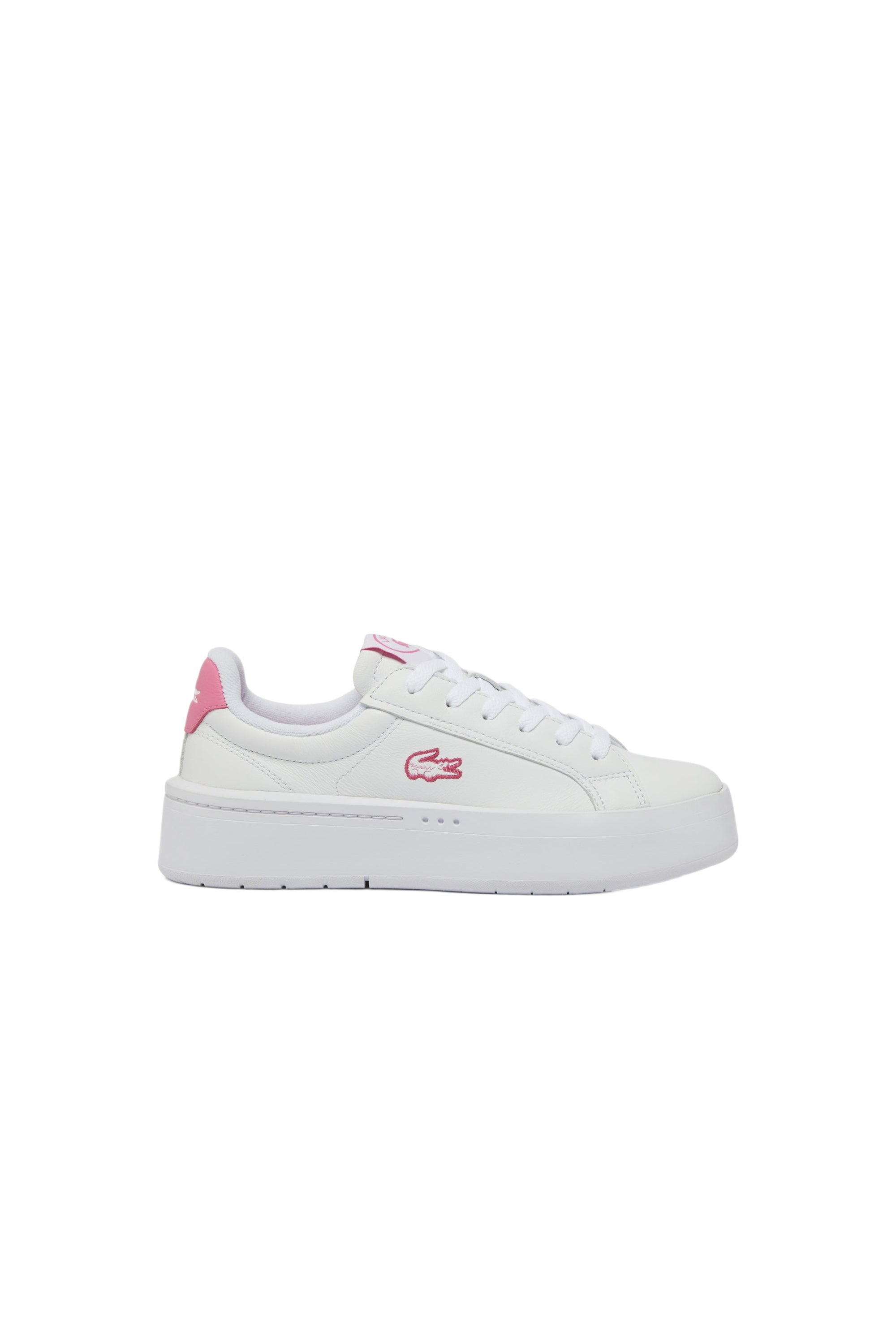 Sneakers Carnaby Platform en cuir - White & Pink