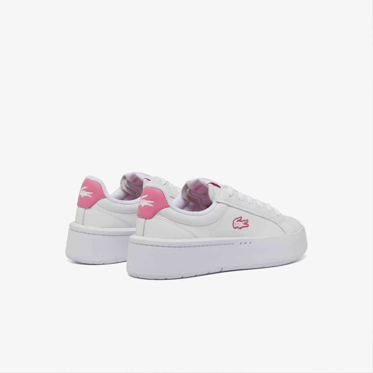 Sneakers Carnaby Platform en cuir - White & Pink