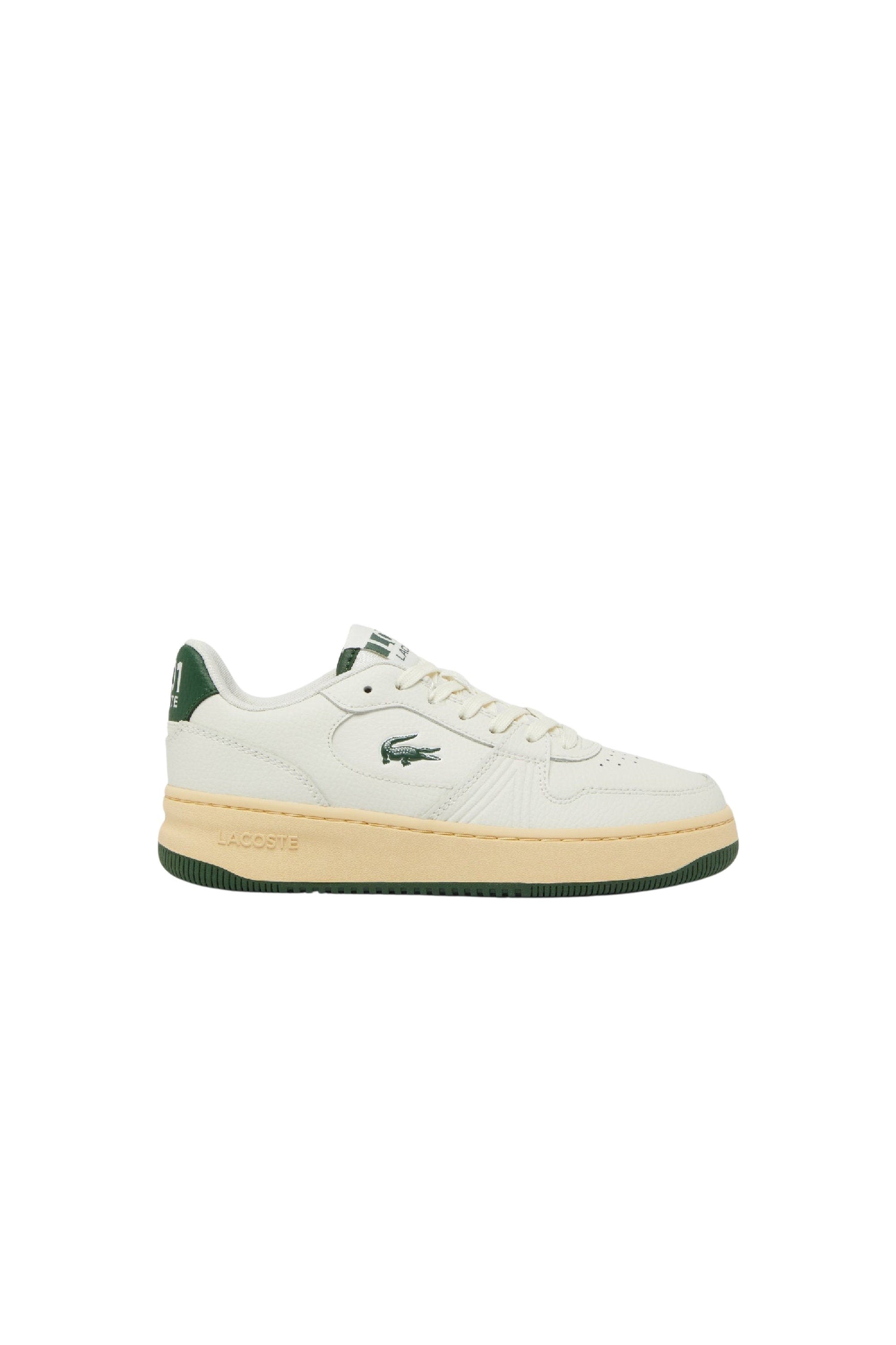 L001 Set sneakers in leather - Off White & Green