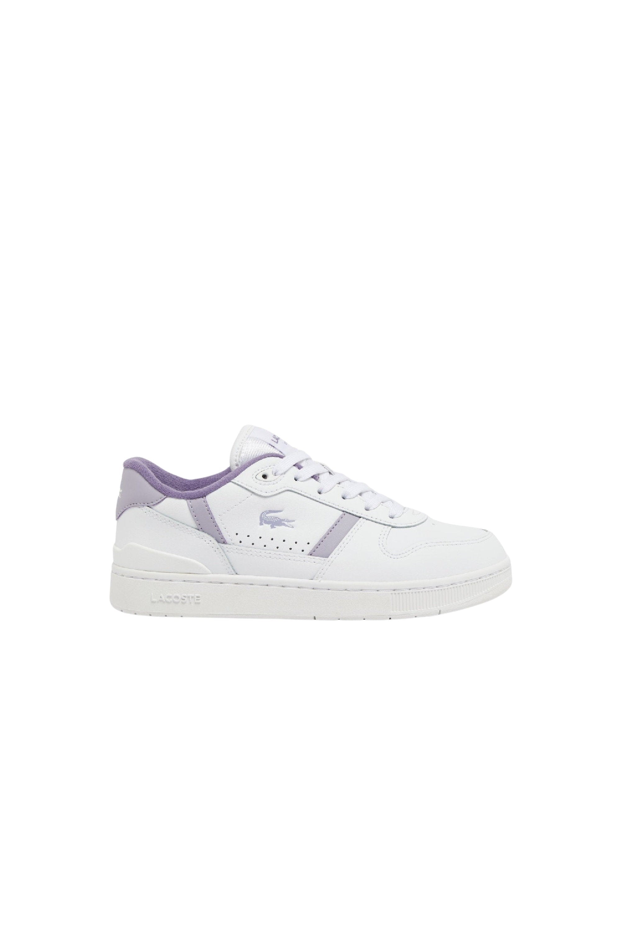 T-Clip Set sneakers in leather - White & Light Purple