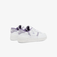 Sneakers T-Clip Set en cuir - White & Light Purple