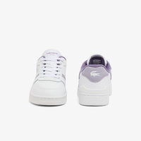 Sneakers T-Clip Set en cuir - White & Light Purple