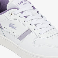 Sneakers T-Clip Set en cuir - White & Light Purple