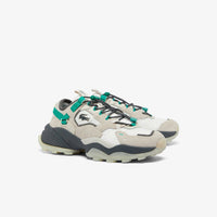 Sneakers L-Guard Breaker en daim - Off White & Grey