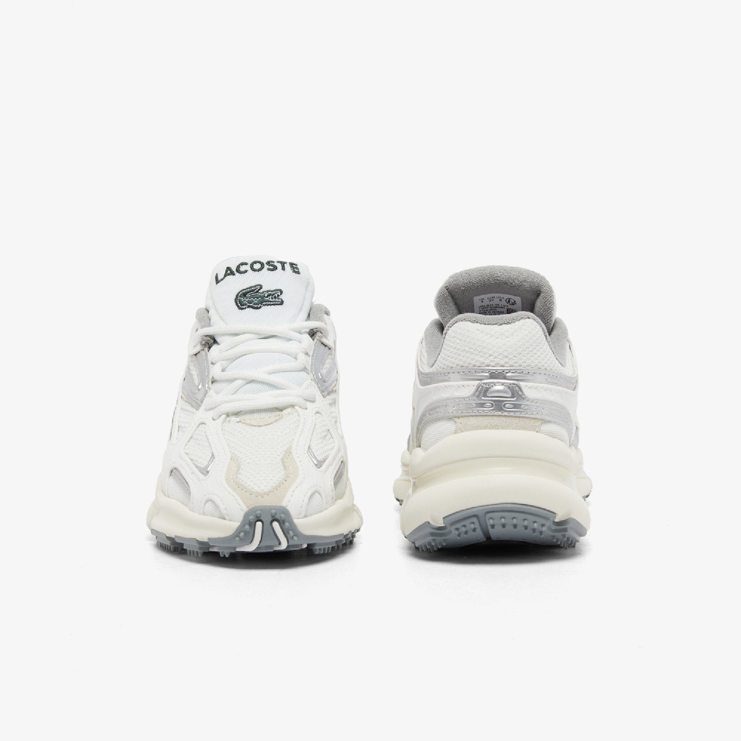 Sneakers L003 2K24 en cuir - White & Grey