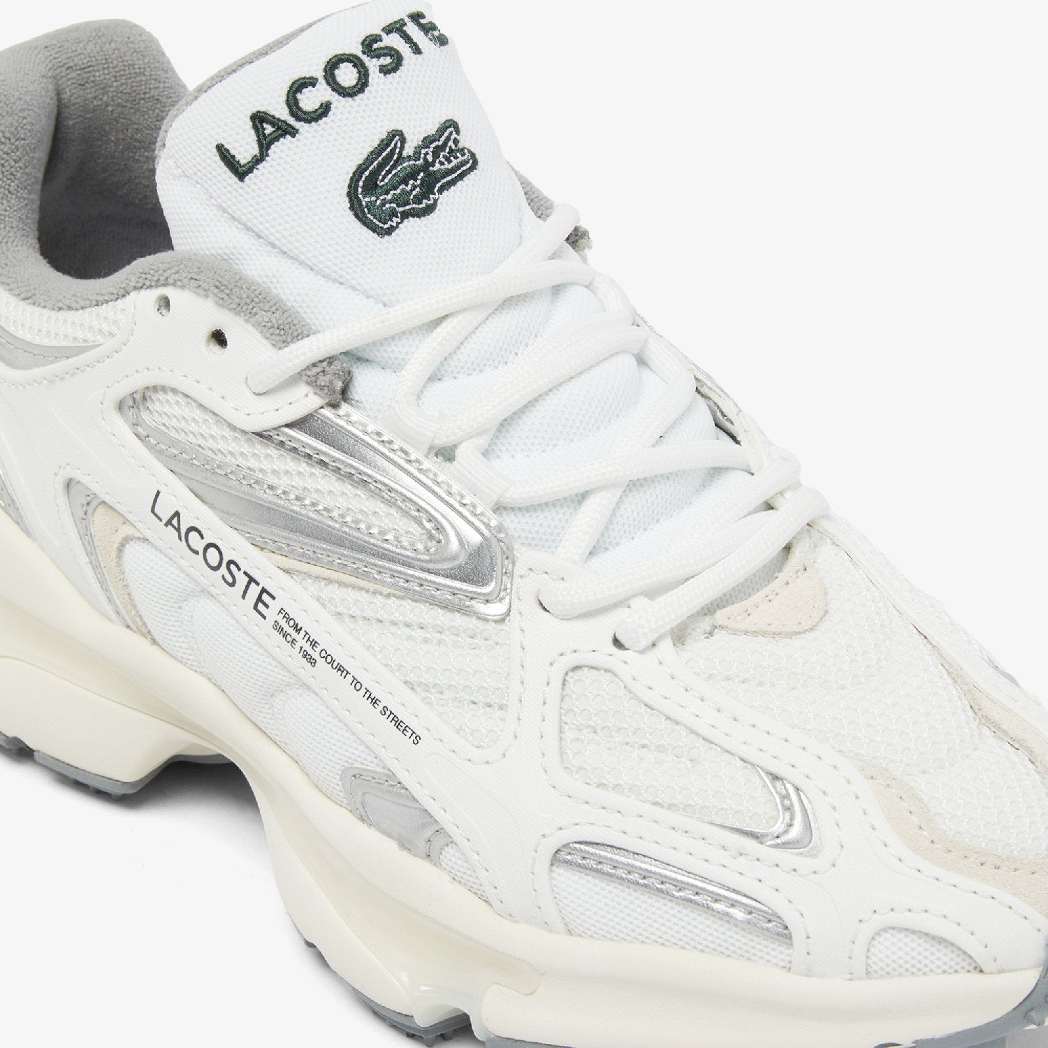 Sneakers L003 2K24 en cuir - White & Grey