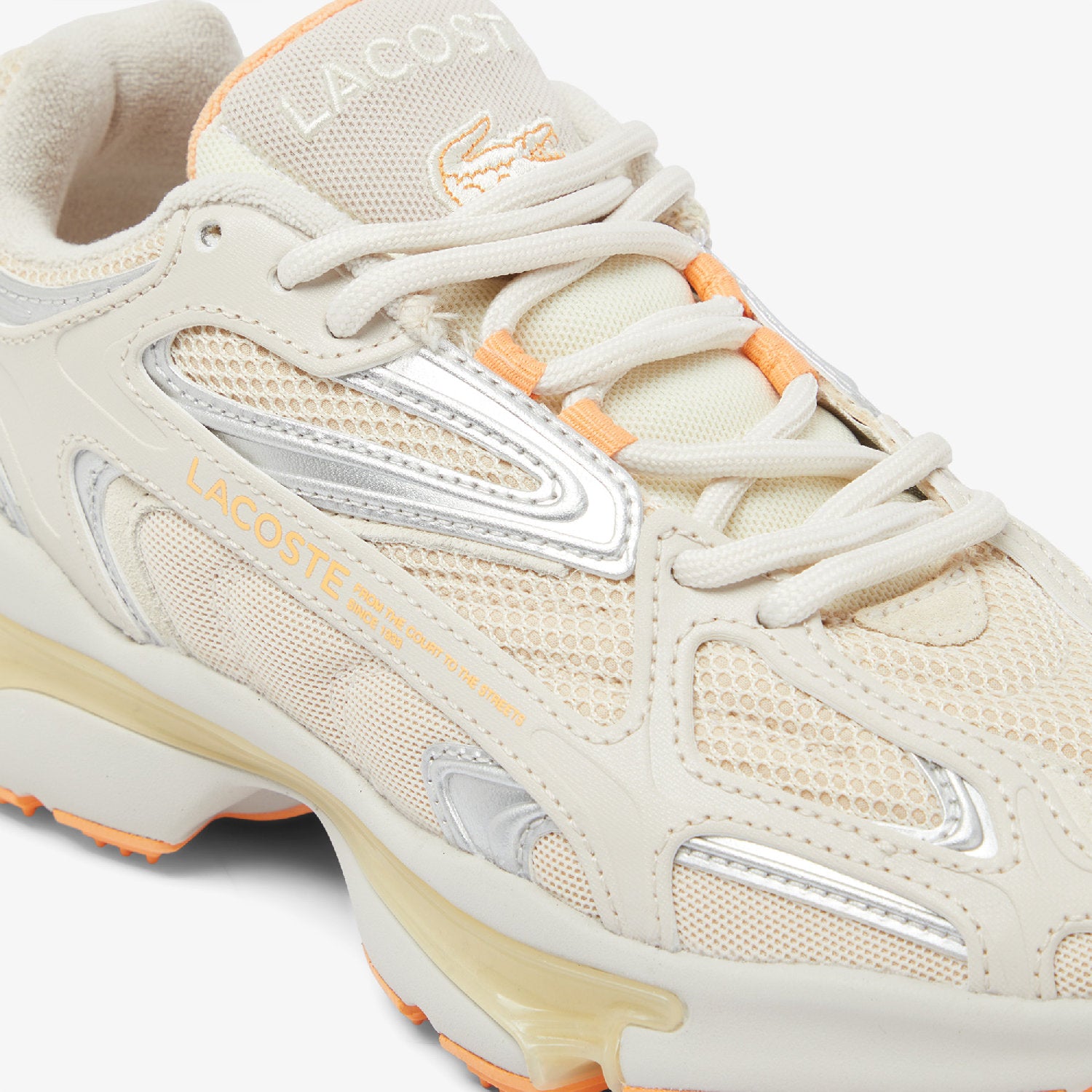 L003 2K24 leather sneakers - Light Tan & Orange