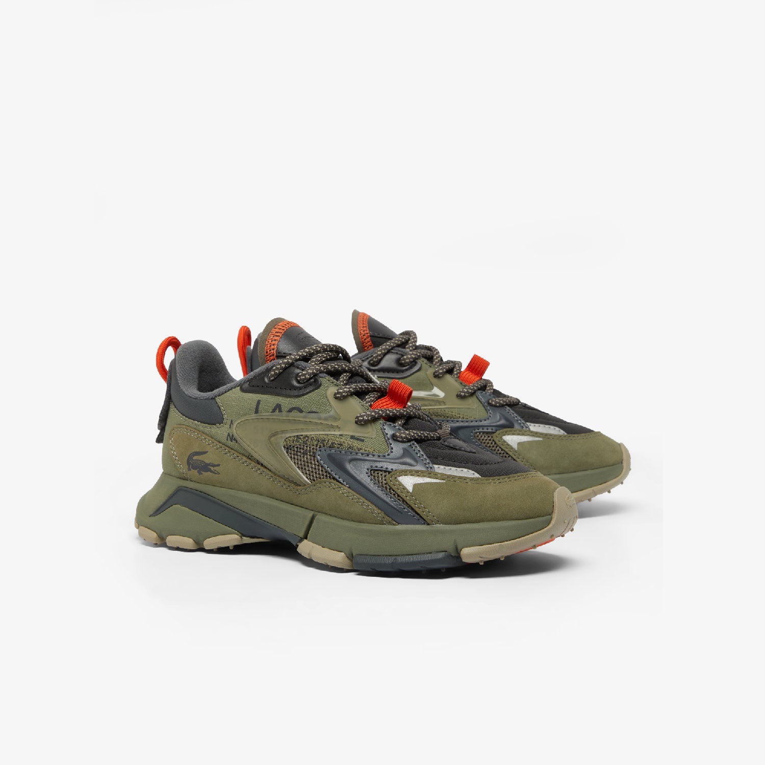 Sneakers L003 Neo Tech - Khaki & Orange