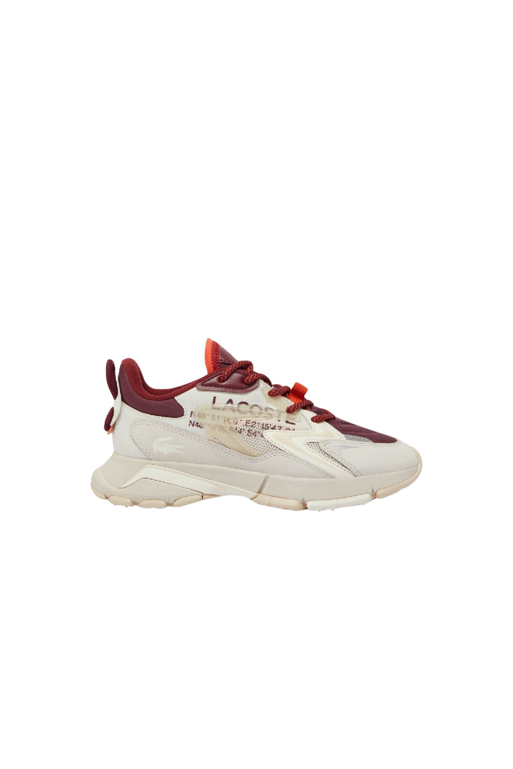 Sneakers L003 Neo Tech - Off White & Burgundy