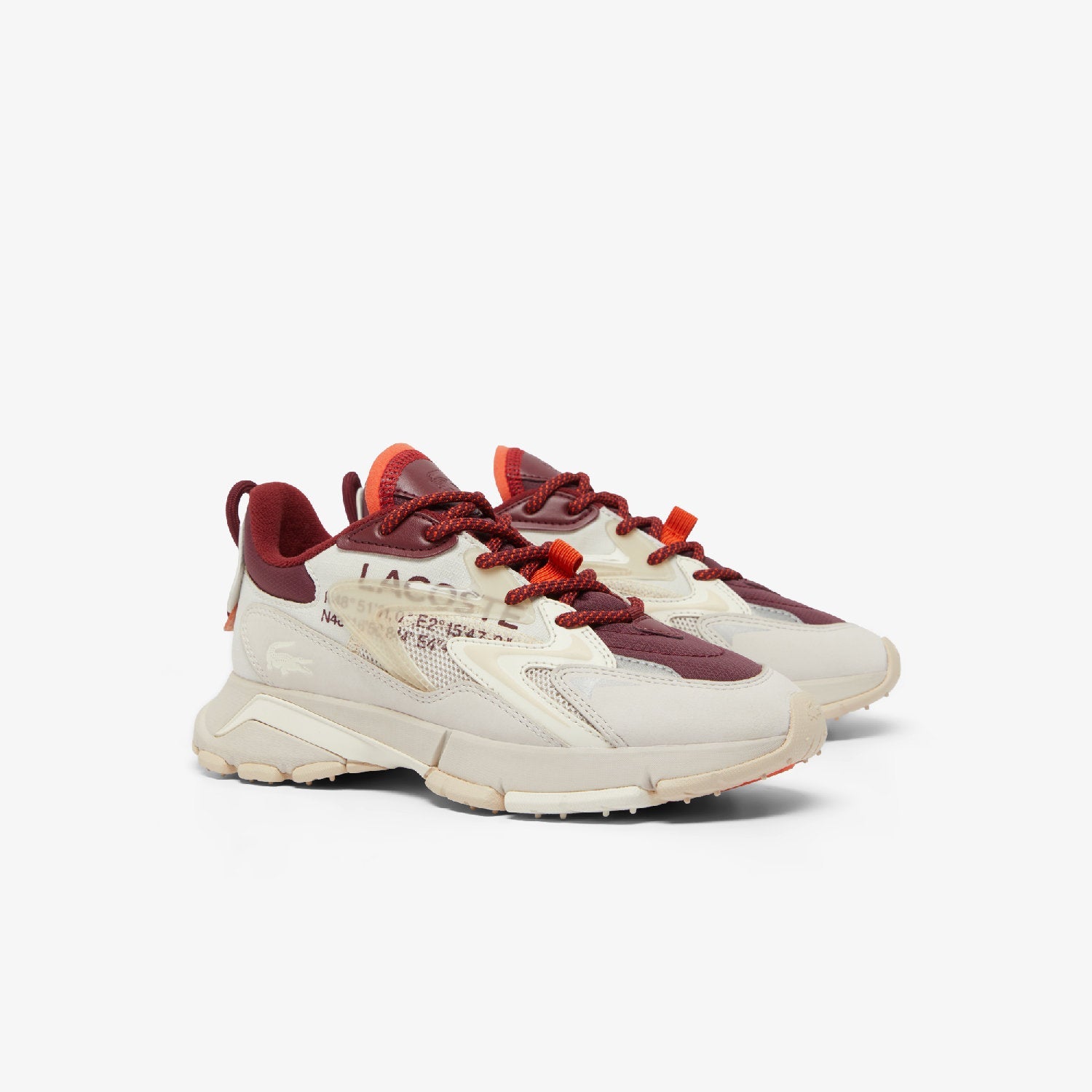 Sneakers L003 Neo Tech - Off White & Burgundy