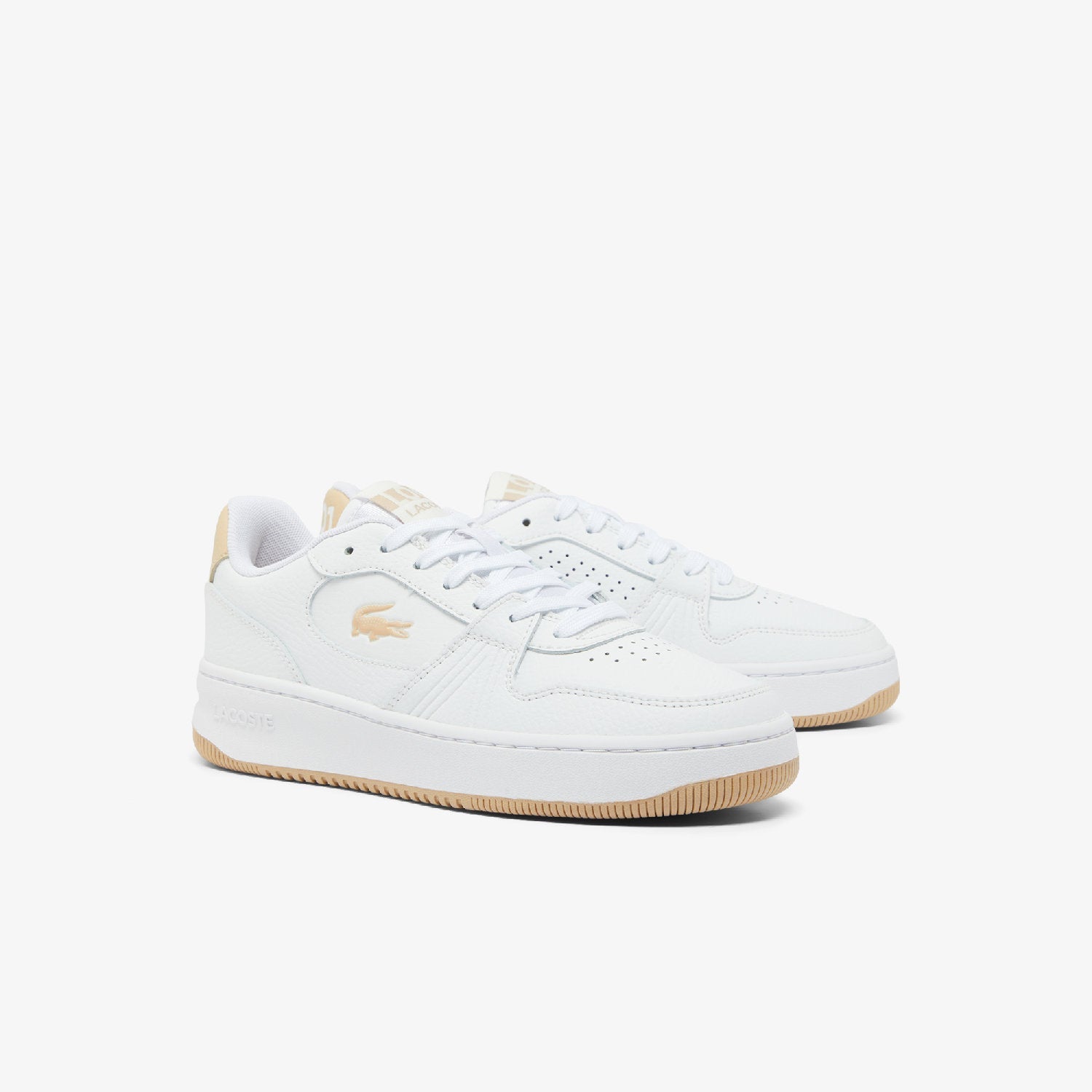 Sneakers L001 Set en cuir - White & Natural