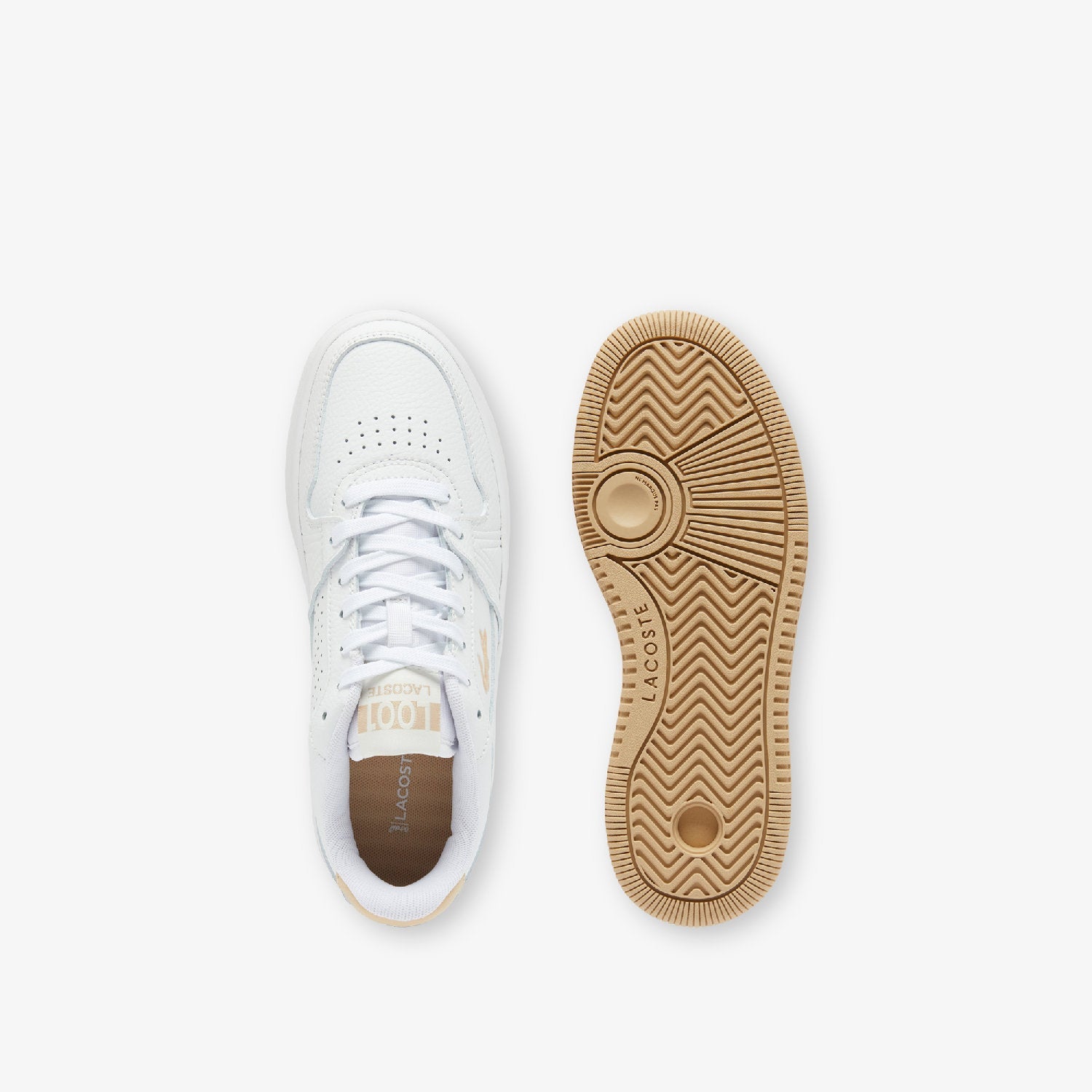 Sneakers L001 Set en cuir - White & Natural