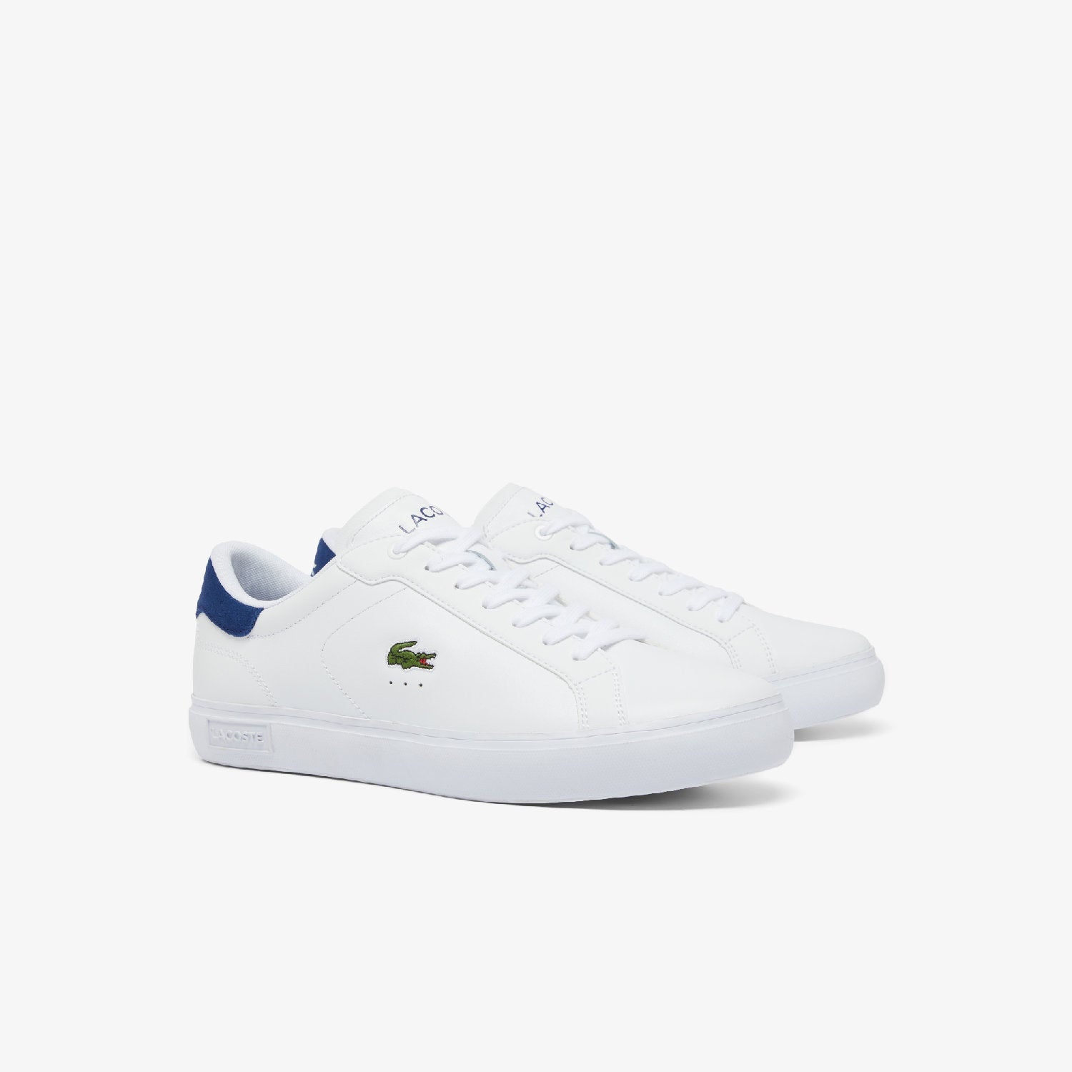 Sneakers Powercourt en cuir - White & Navy
