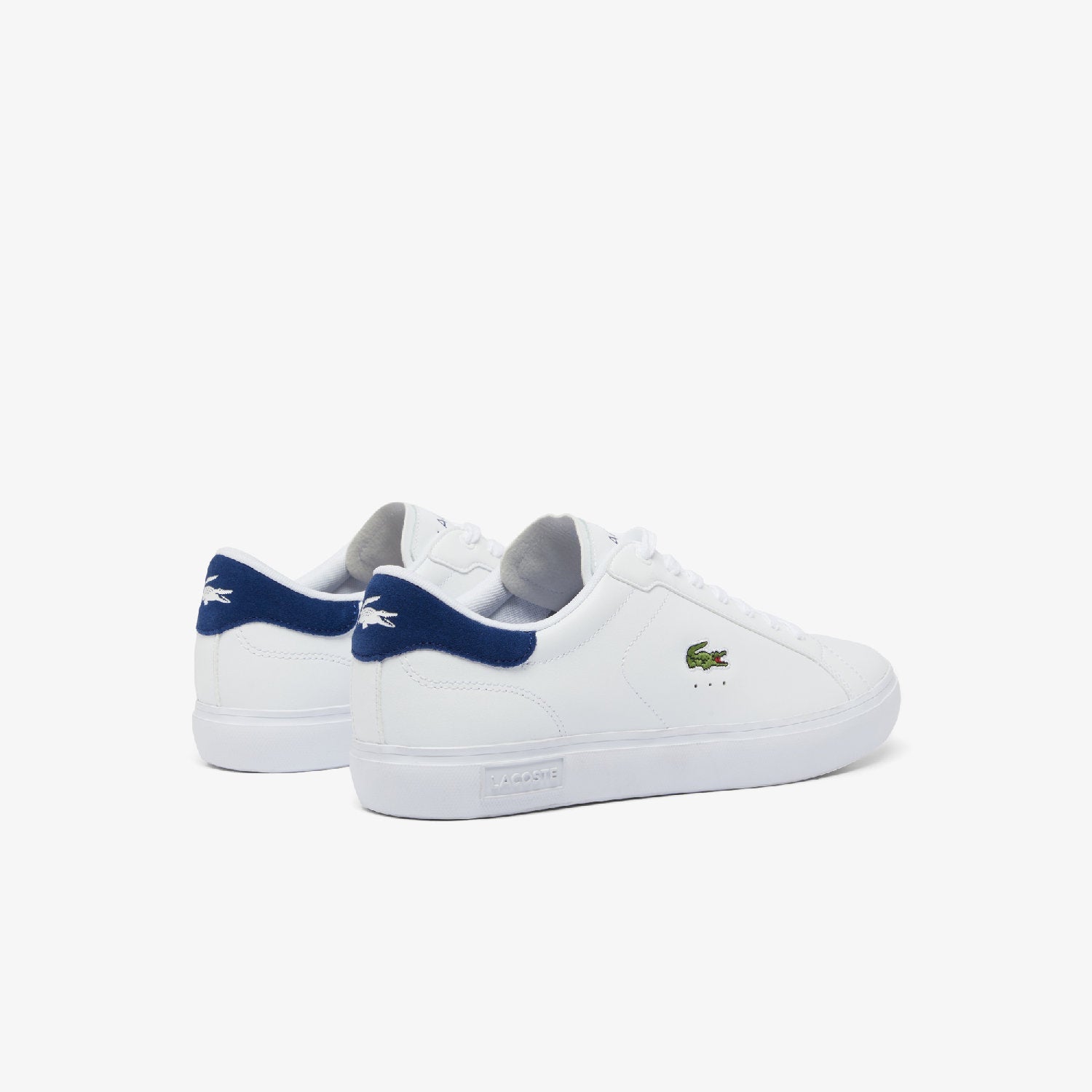 Sneakers Powercourt en cuir - White & Navy